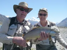 User submitted picture: Large brown trout for Val...