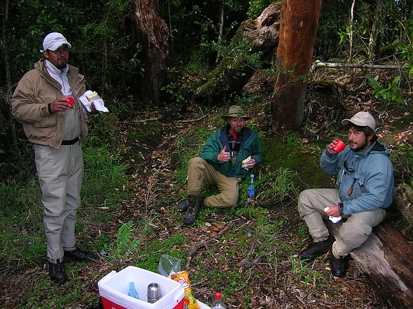 User submitted picture: Chilean guides chillin'
...